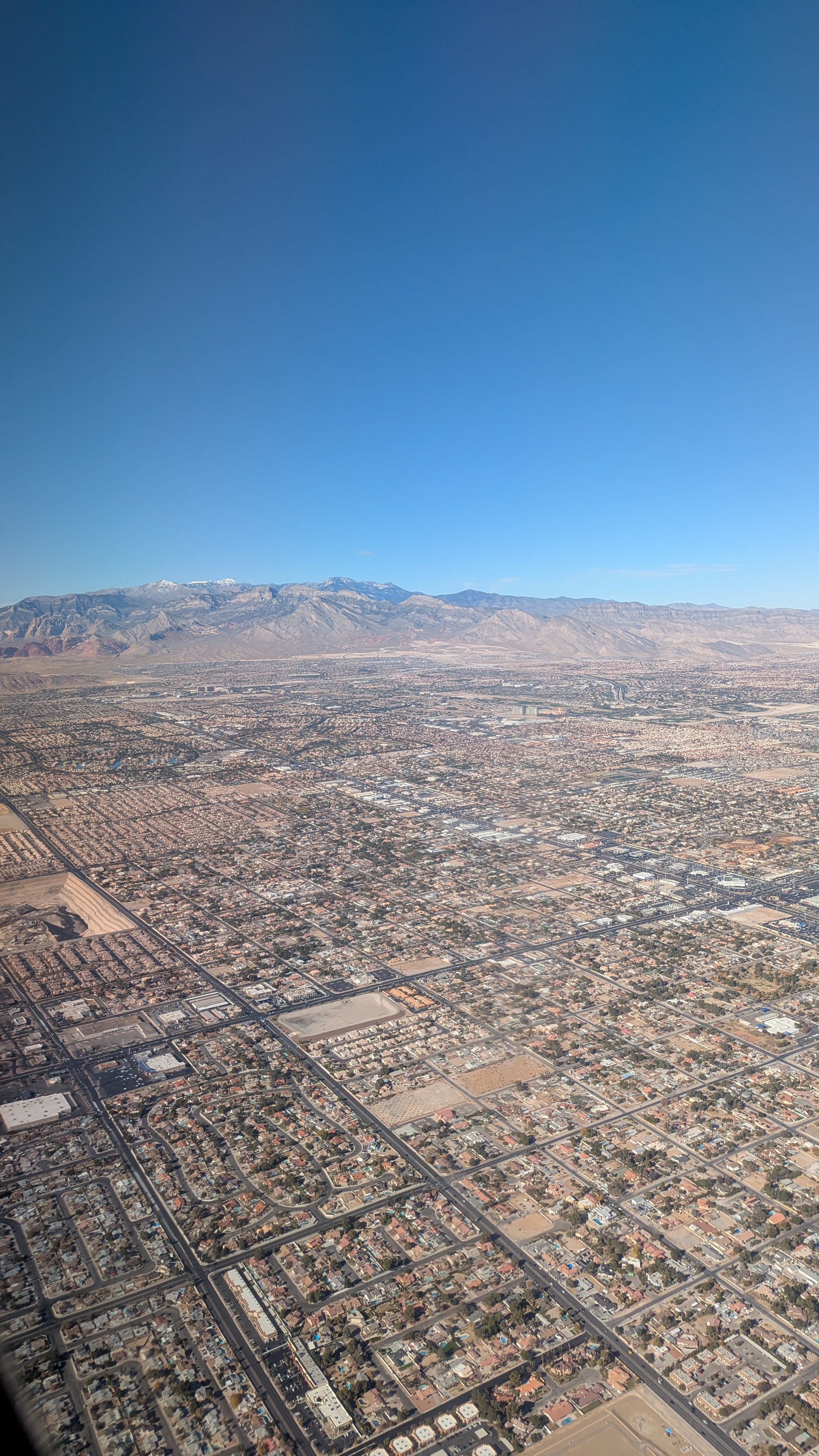 aerial photograph of Las Vegas, NV