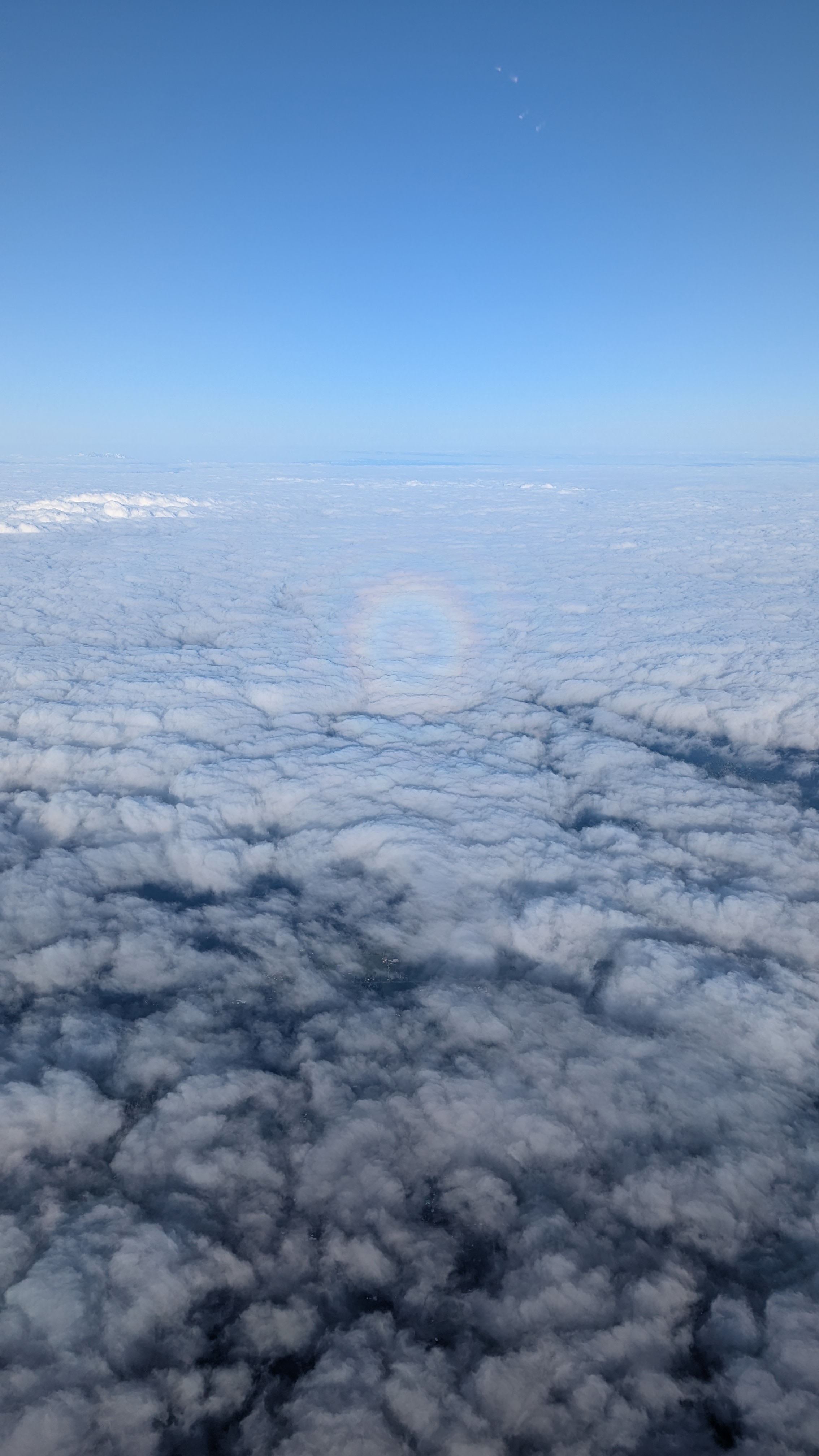above the clouds